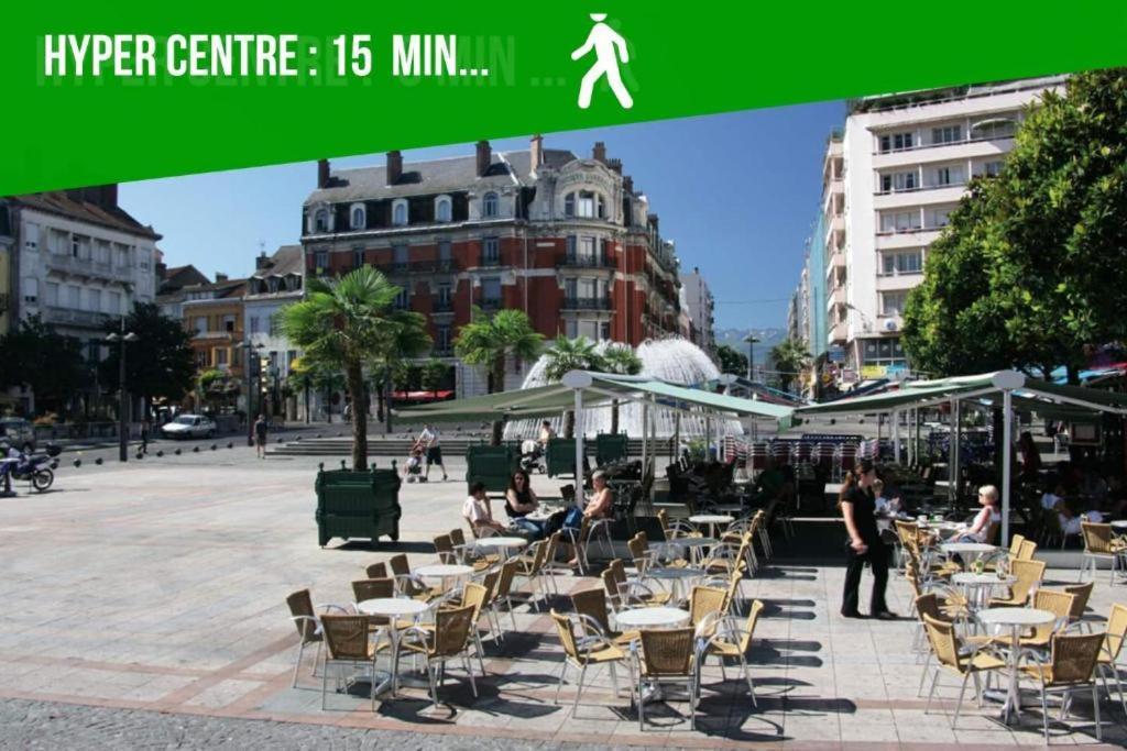 Le Zen -Studio Tout Equipe- Wifi Fibre- Centre Ville Avec Parking Tarbes Esterno foto