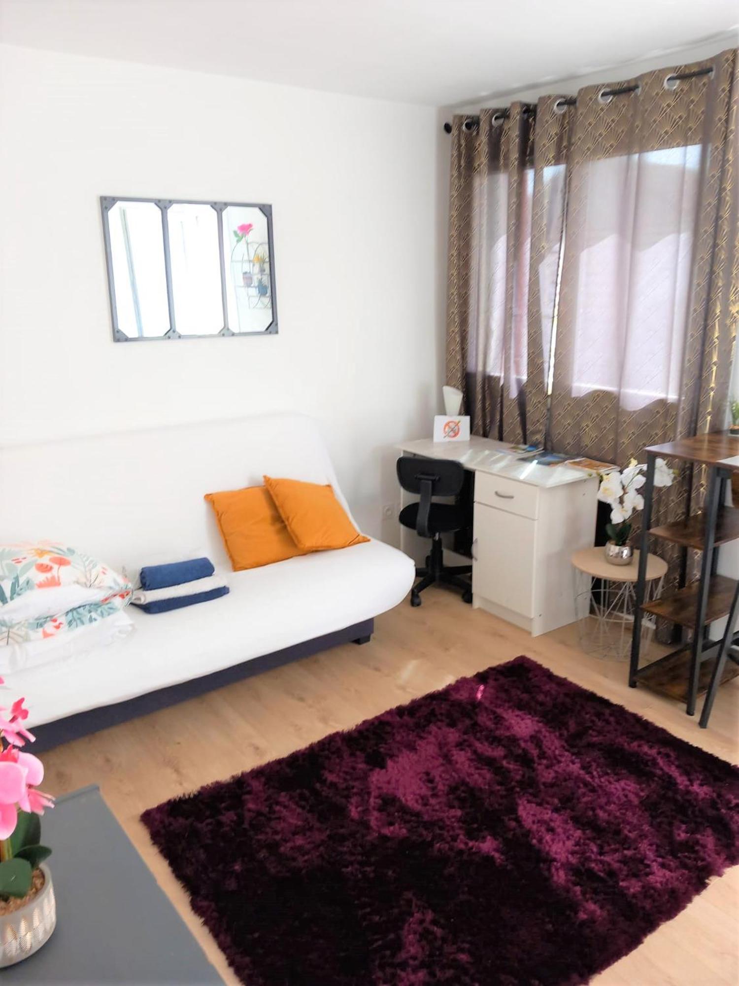Le Zen -Studio Tout Equipe- Wifi Fibre- Centre Ville Avec Parking Tarbes Esterno foto
