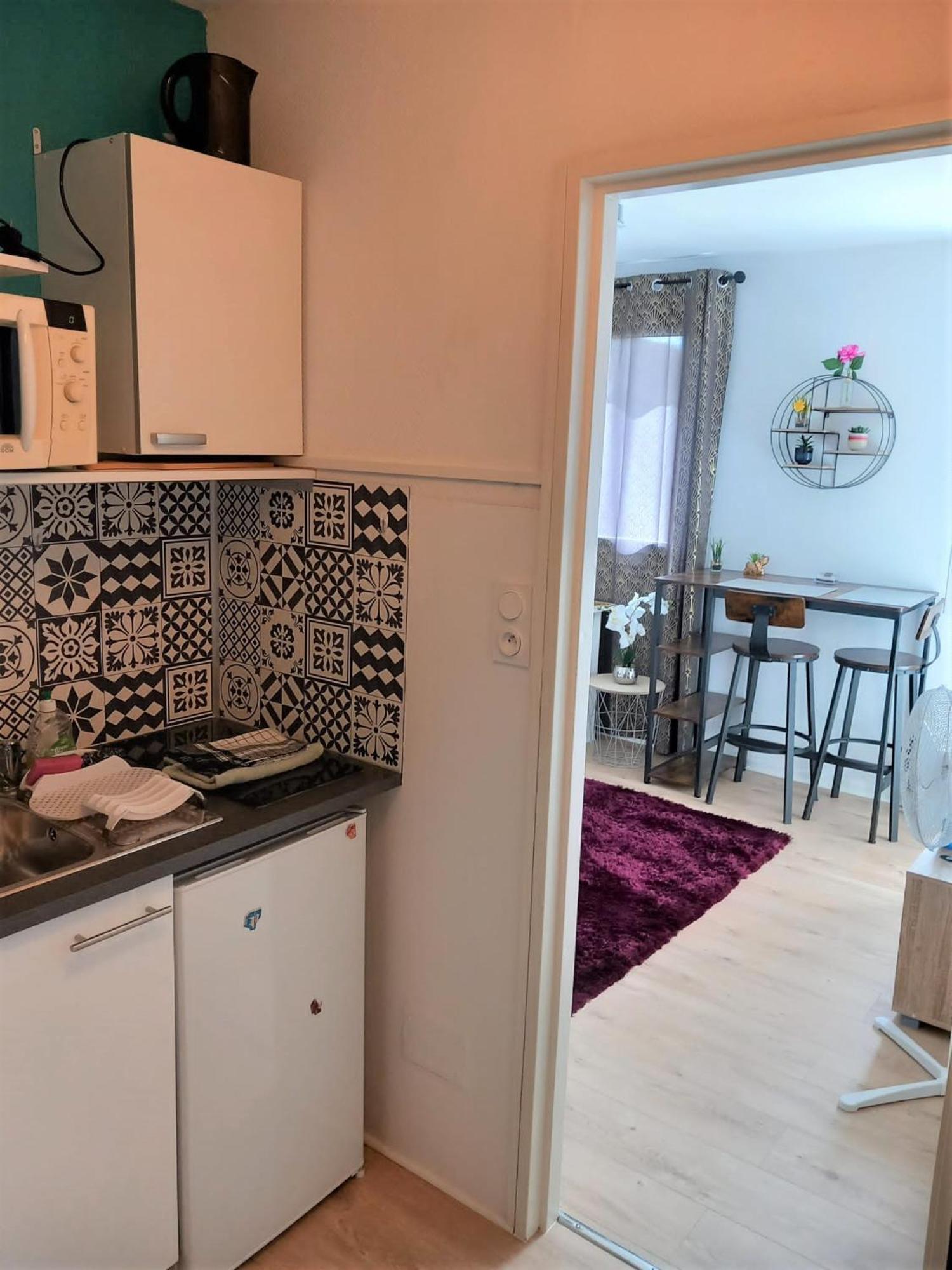 Le Zen -Studio Tout Equipe- Wifi Fibre- Centre Ville Avec Parking Tarbes Esterno foto